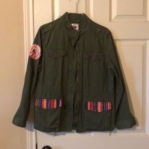 Serape utility jacket